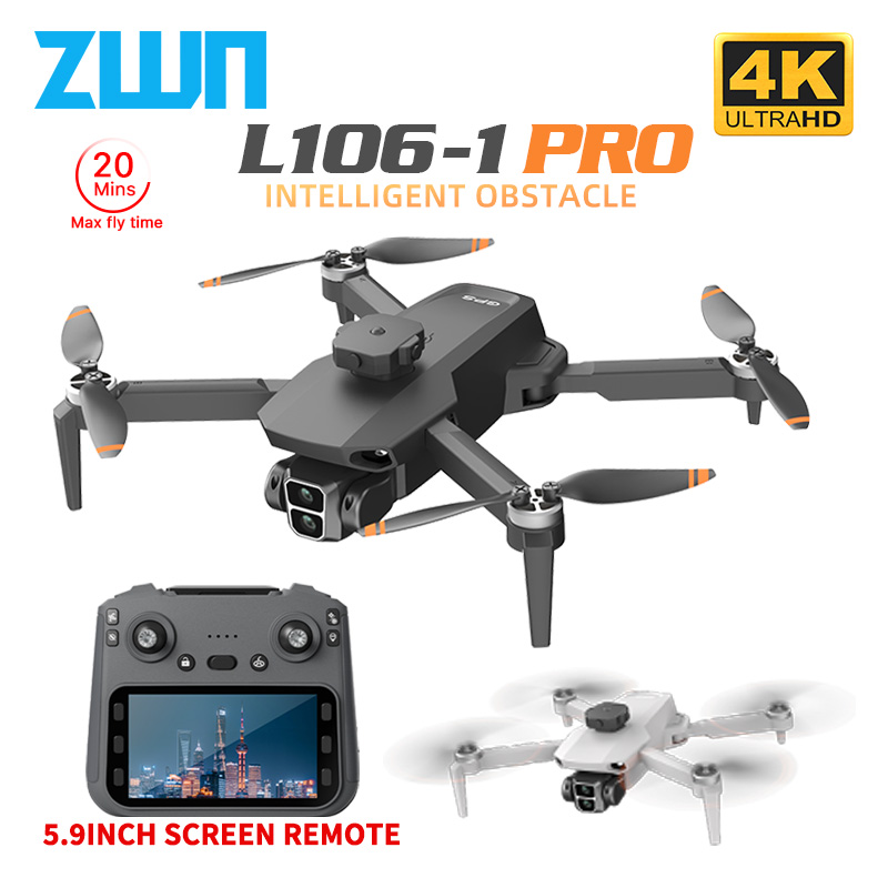 Drone Kit Professional - L106-1PRO Drone Profesional GPS dengan Layar