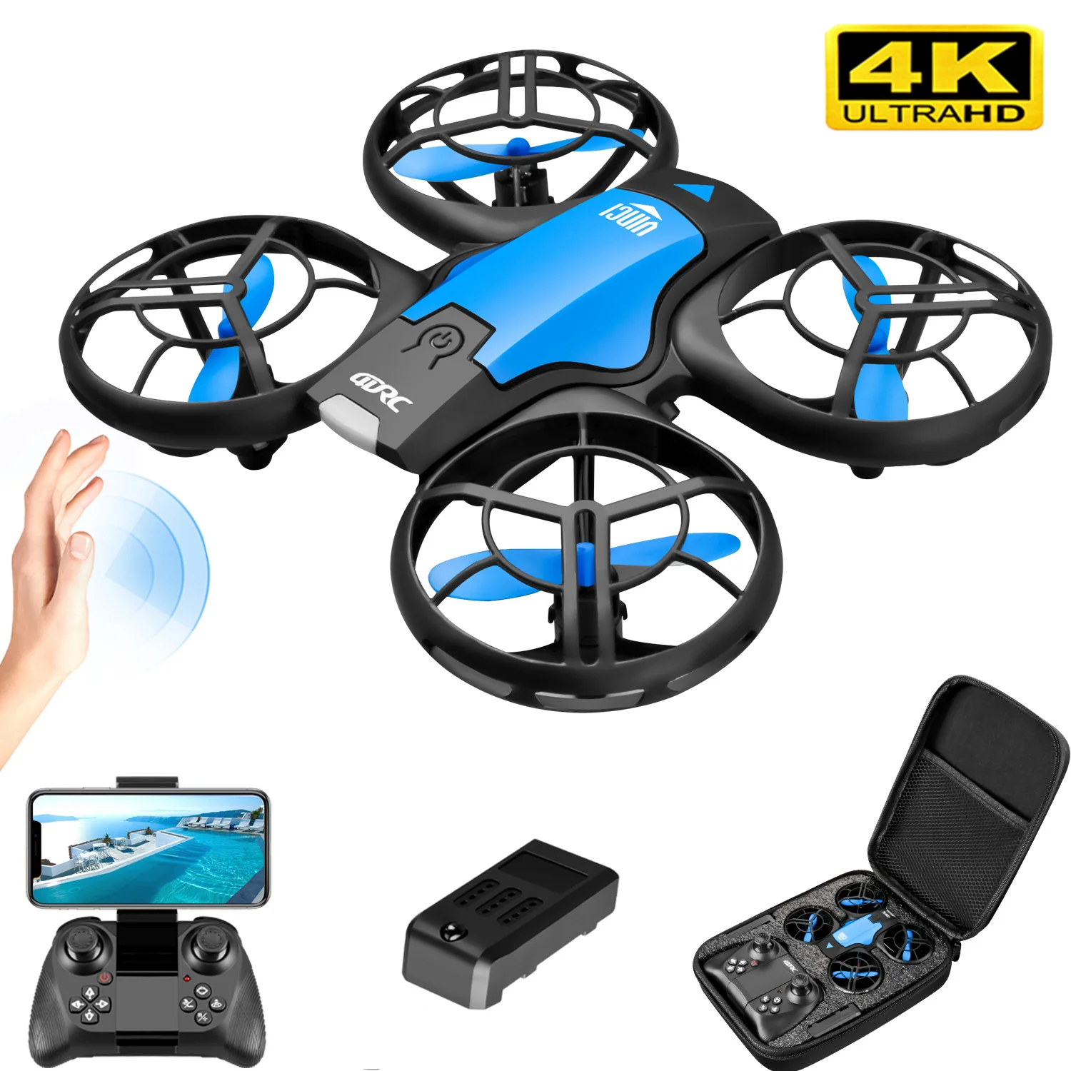 V8 Drone Mini Baru 4K Profesio - Drone Kit Professional ulasan dan harga