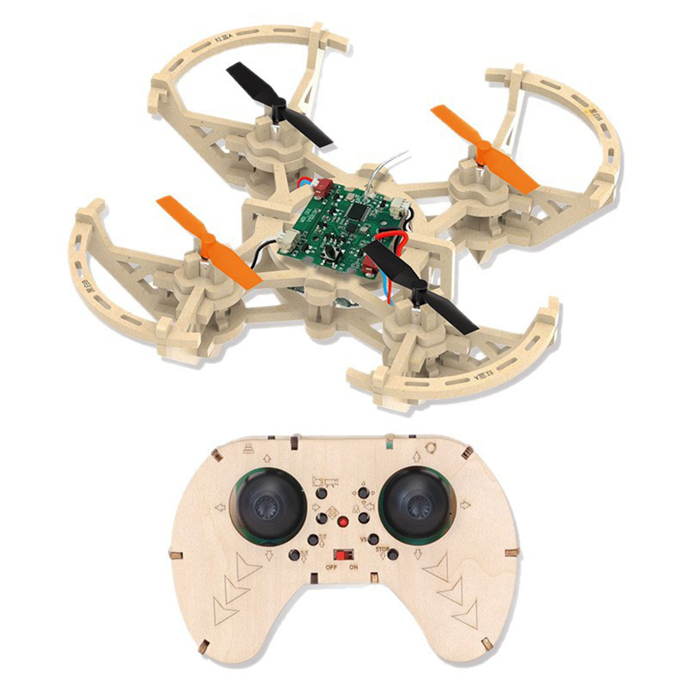 Kit Model Drone Kayu RC 3 Mode - Drone Kit Octocopter ulasan dan harga